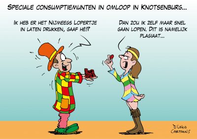 Speciale consumptiemunten in omloop Knotsenburg