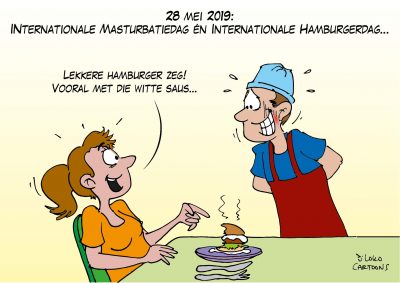 Internationale Masturbatiedag en Internationale Hamburgerdag