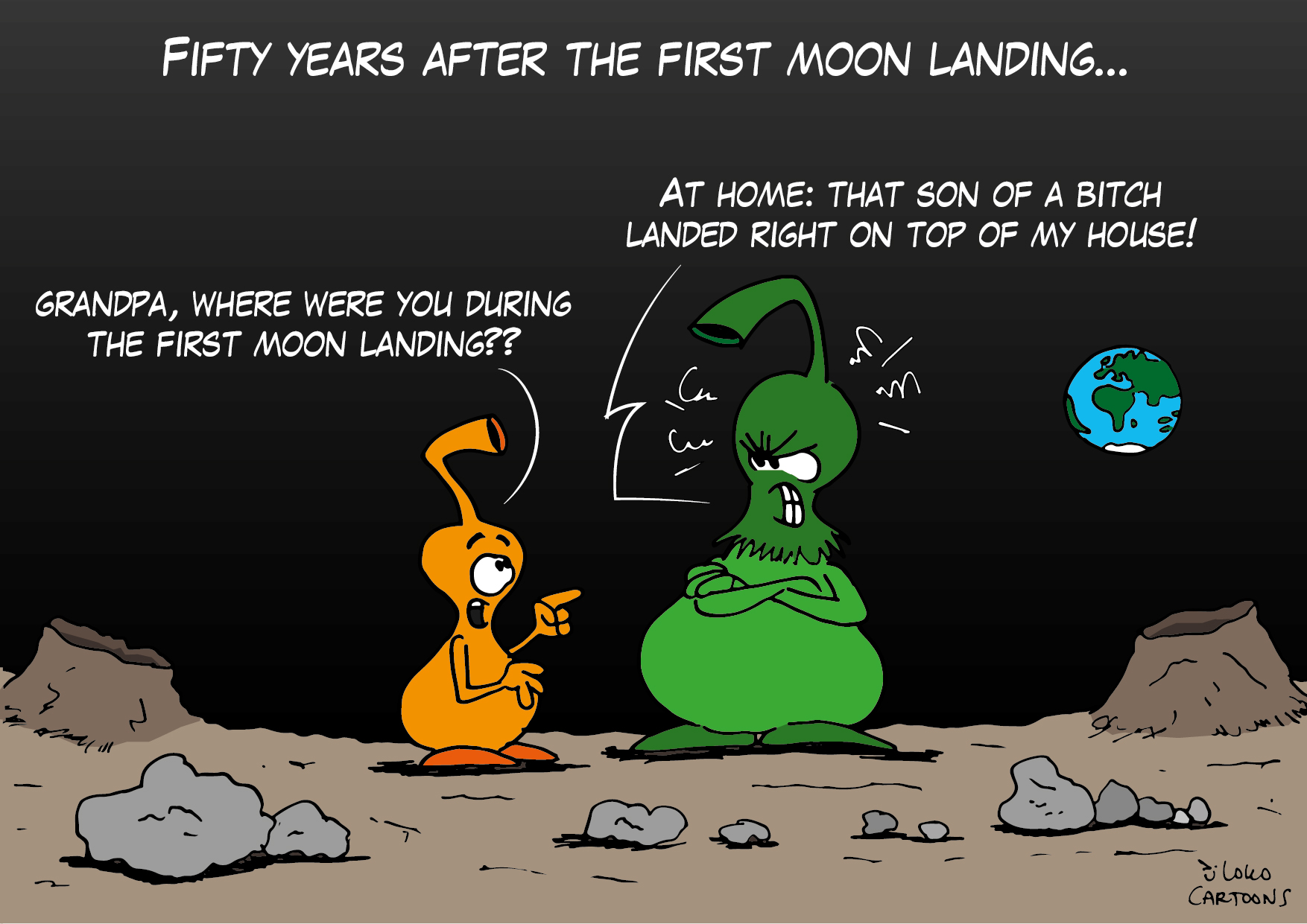 Fifty years after the first moon landing…