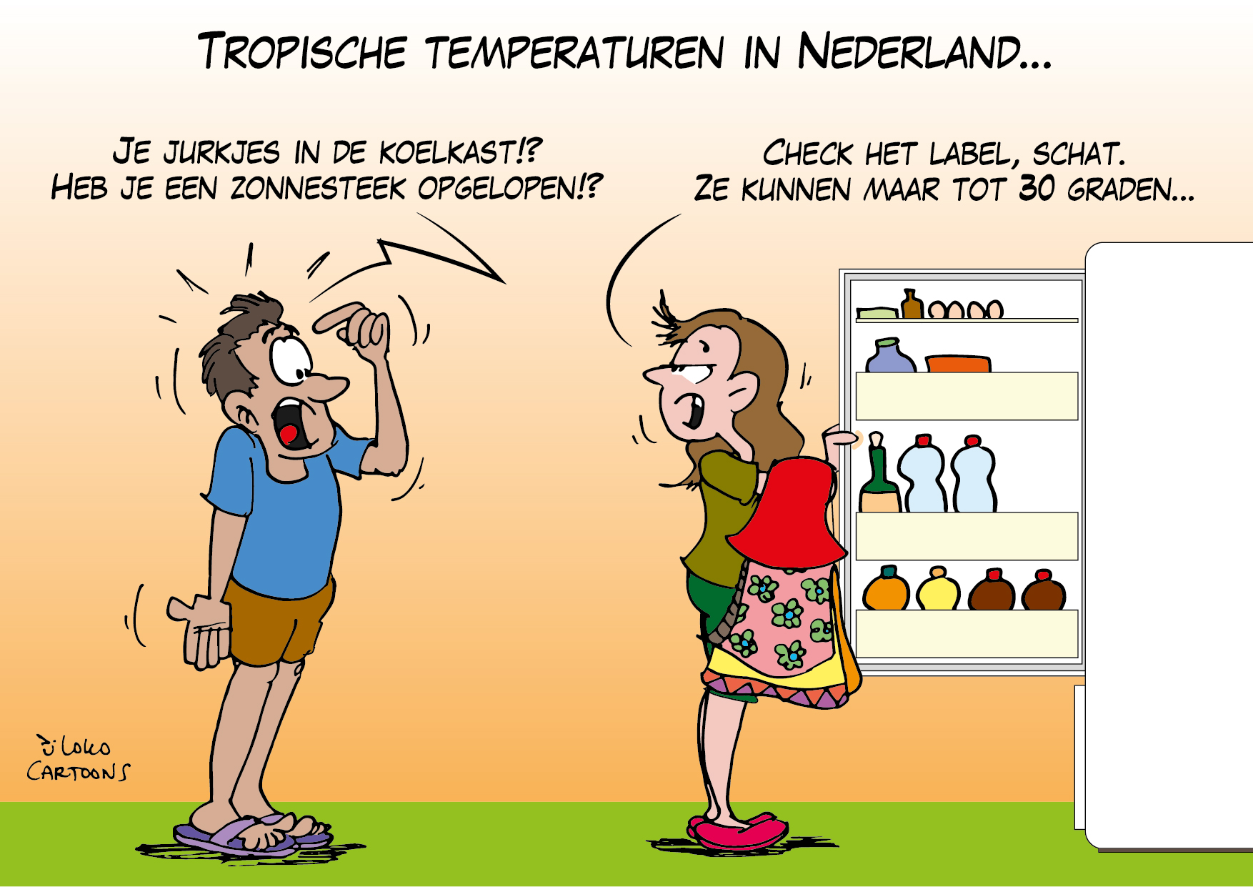 Tropische temperaturen in Nederland…