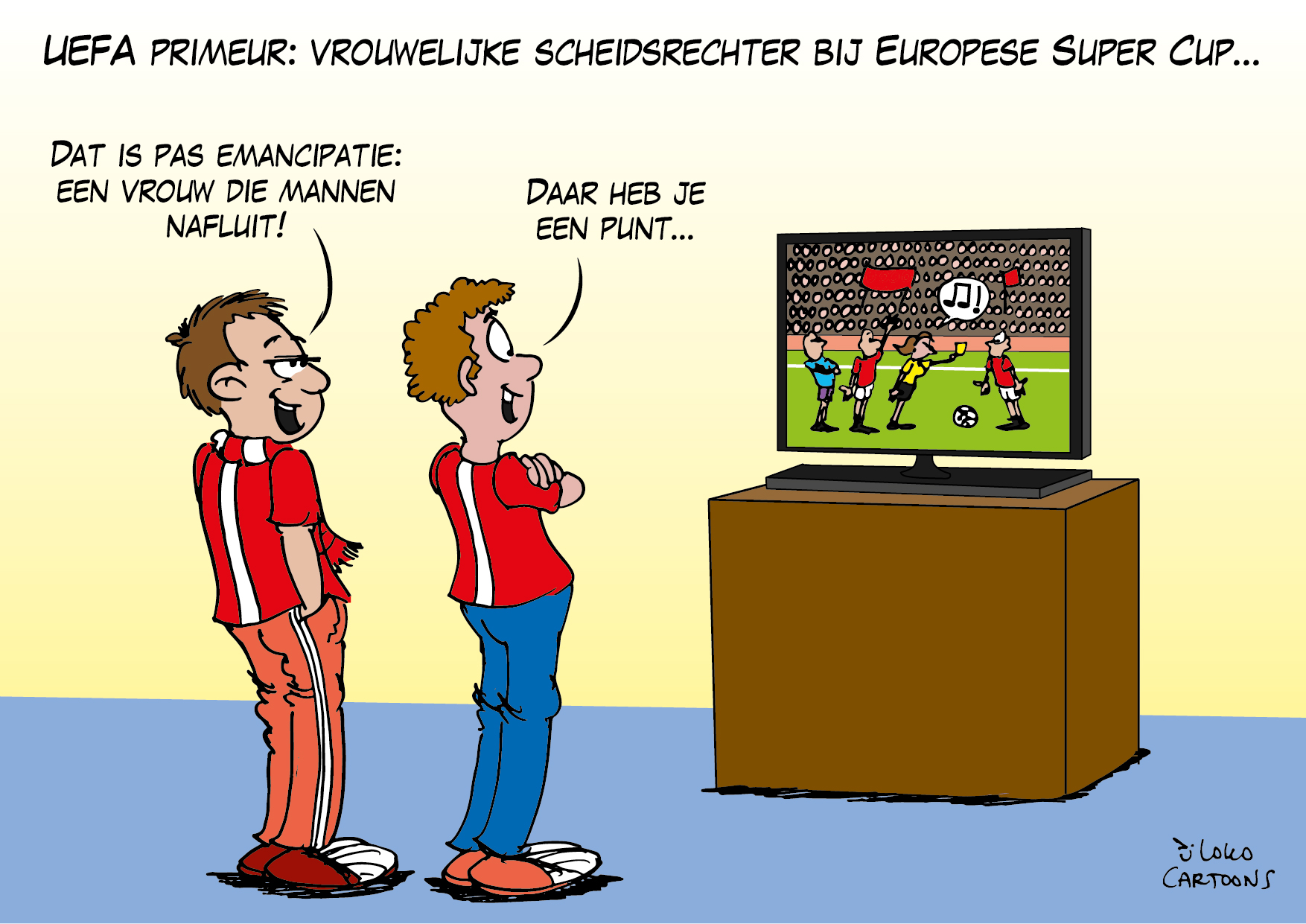 UEFA primeur: vrouwelijke scheidsrechter bij Europese Super Cup…