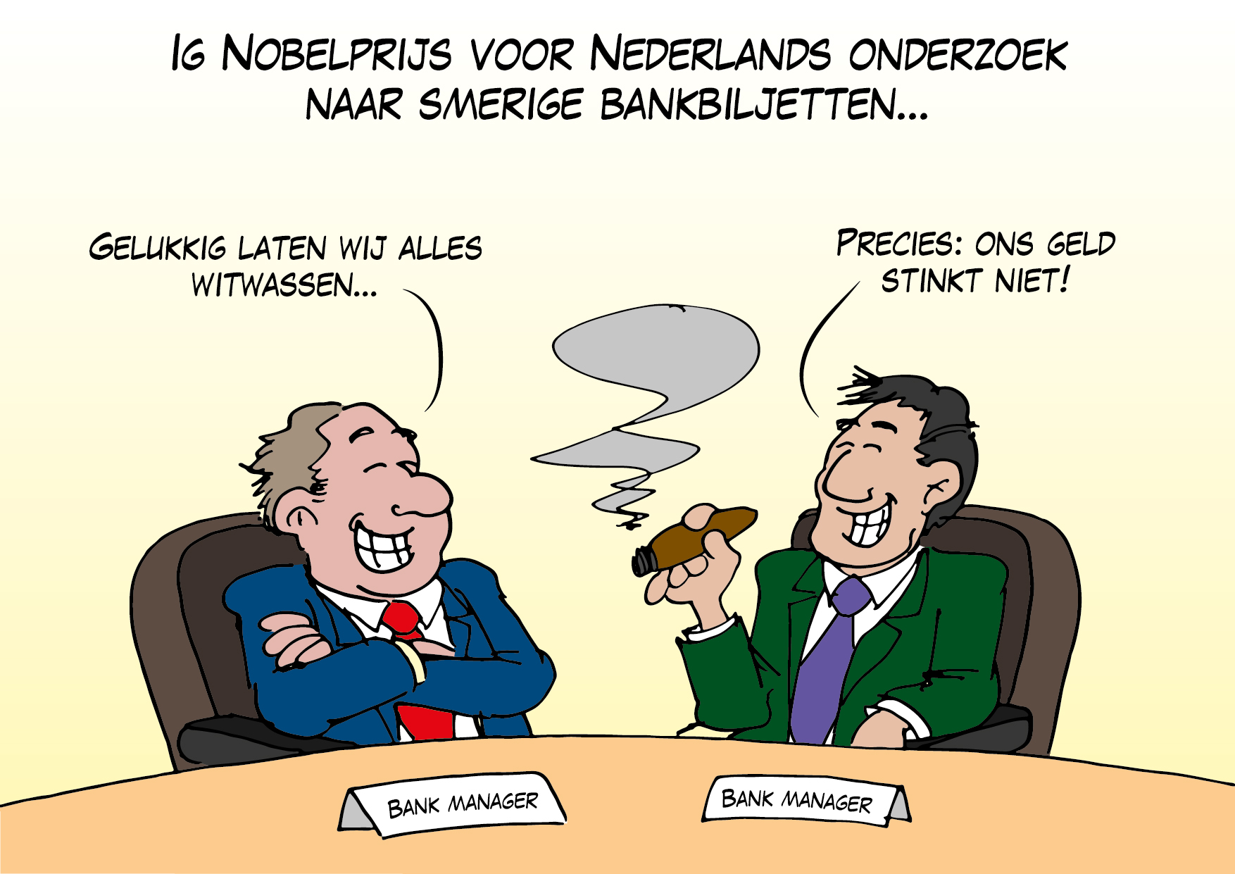 Ig Nobelprijs voor Nederlands onderzoek naar smerige bankbiljetten…