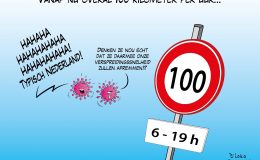 Vanaf nu overal 100 kilometer per uur Corona, coronavirus, coronacrisis, COVID-19