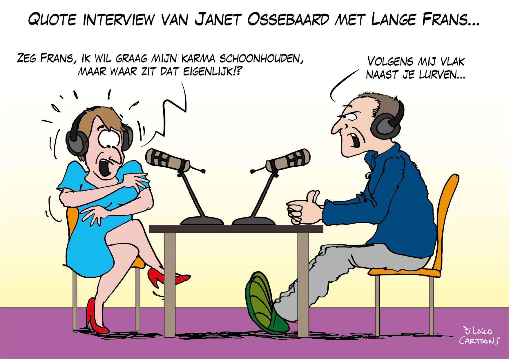 Quote interview van Janet Ossenbaard met Lange Frans…