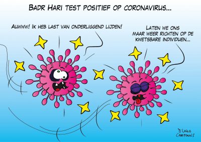 Badr Hari test positief op coronavirus Corona, coronavirus, coronacrisis, COVID-19