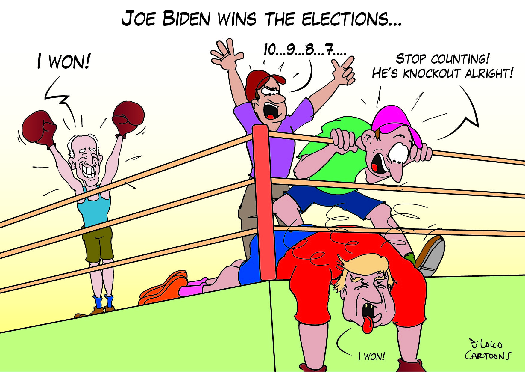 Joe Biden wins the elections…