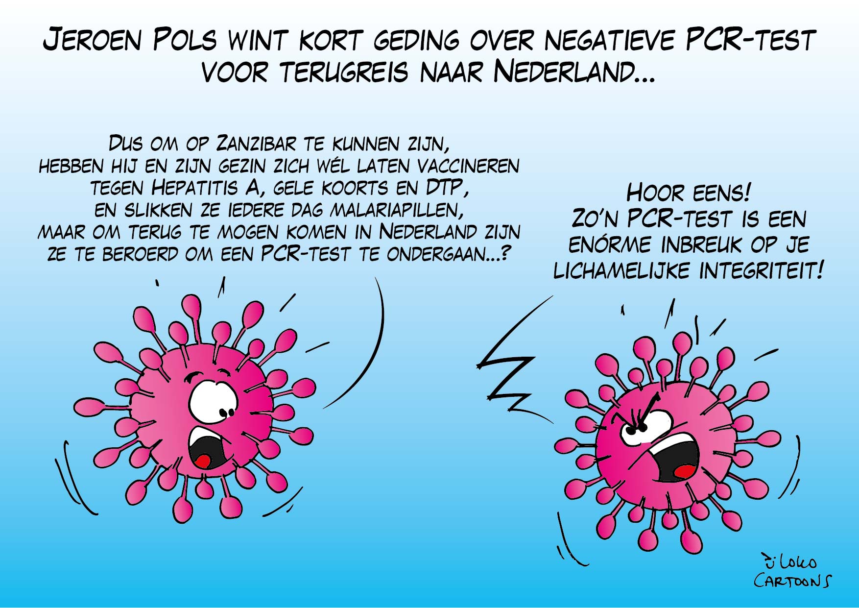 Jeroen Pols wint kort geding over negatieve PCR-test voor terugreis naar Nederland…
