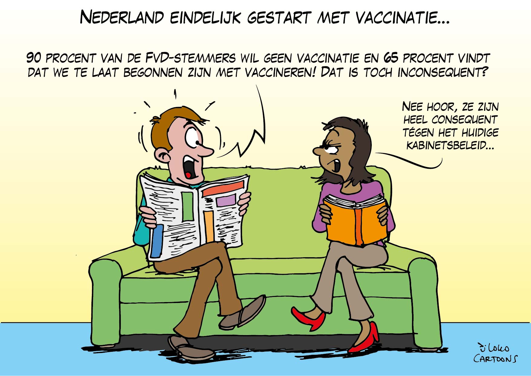 Nederland eindelijk gestart met vaccinatie…