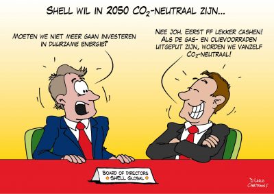 Shell wil in 2050 CO2-neutraal zijn klimaat olie gas fossiel duurzaam