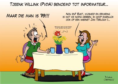 Tjeenk Willink (PvdA) benoemd tot informateur