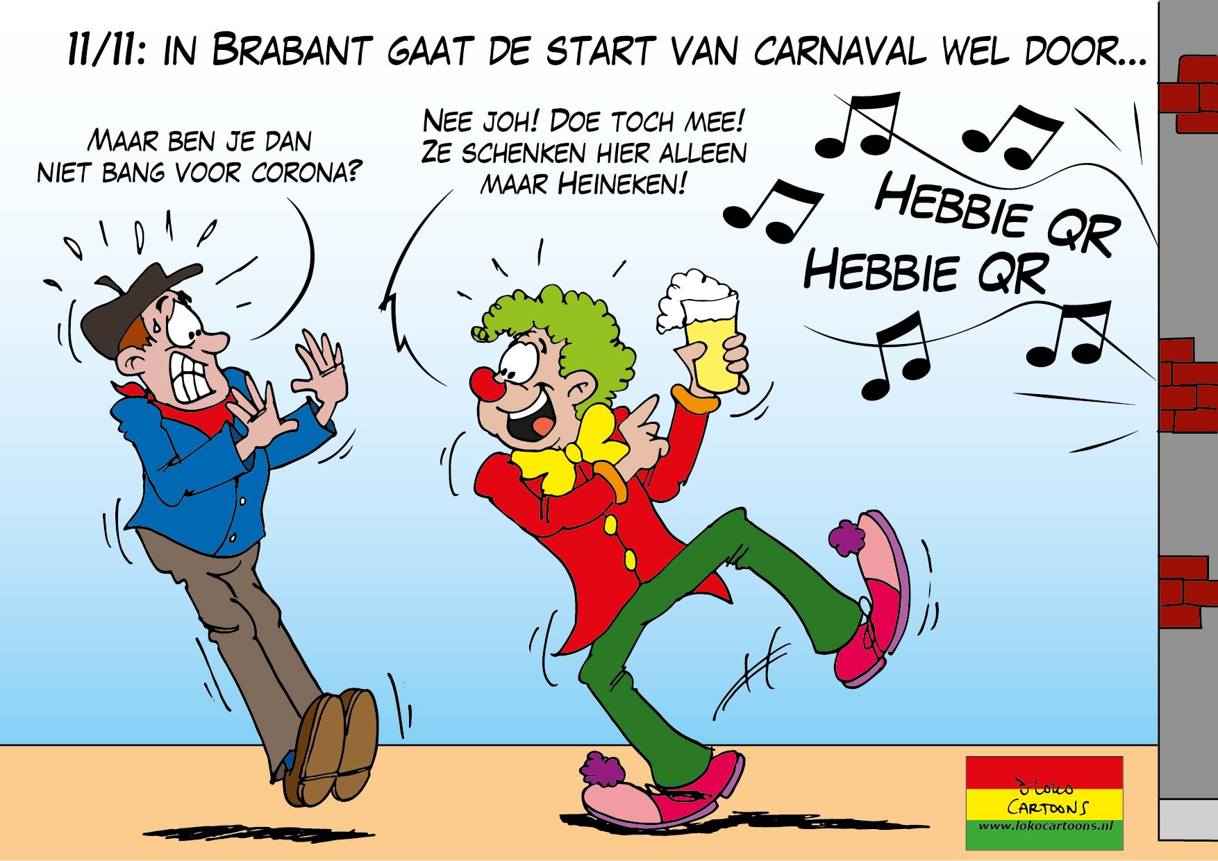 11 november: in Brabant gaat de start van carnaval wél door…