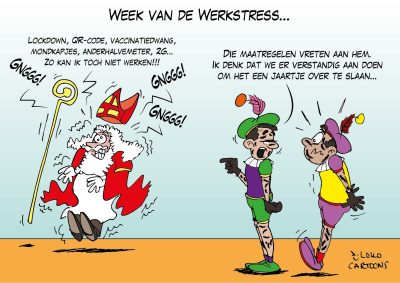 Week van de Werkstress Sinterklaas Zwarte Piet