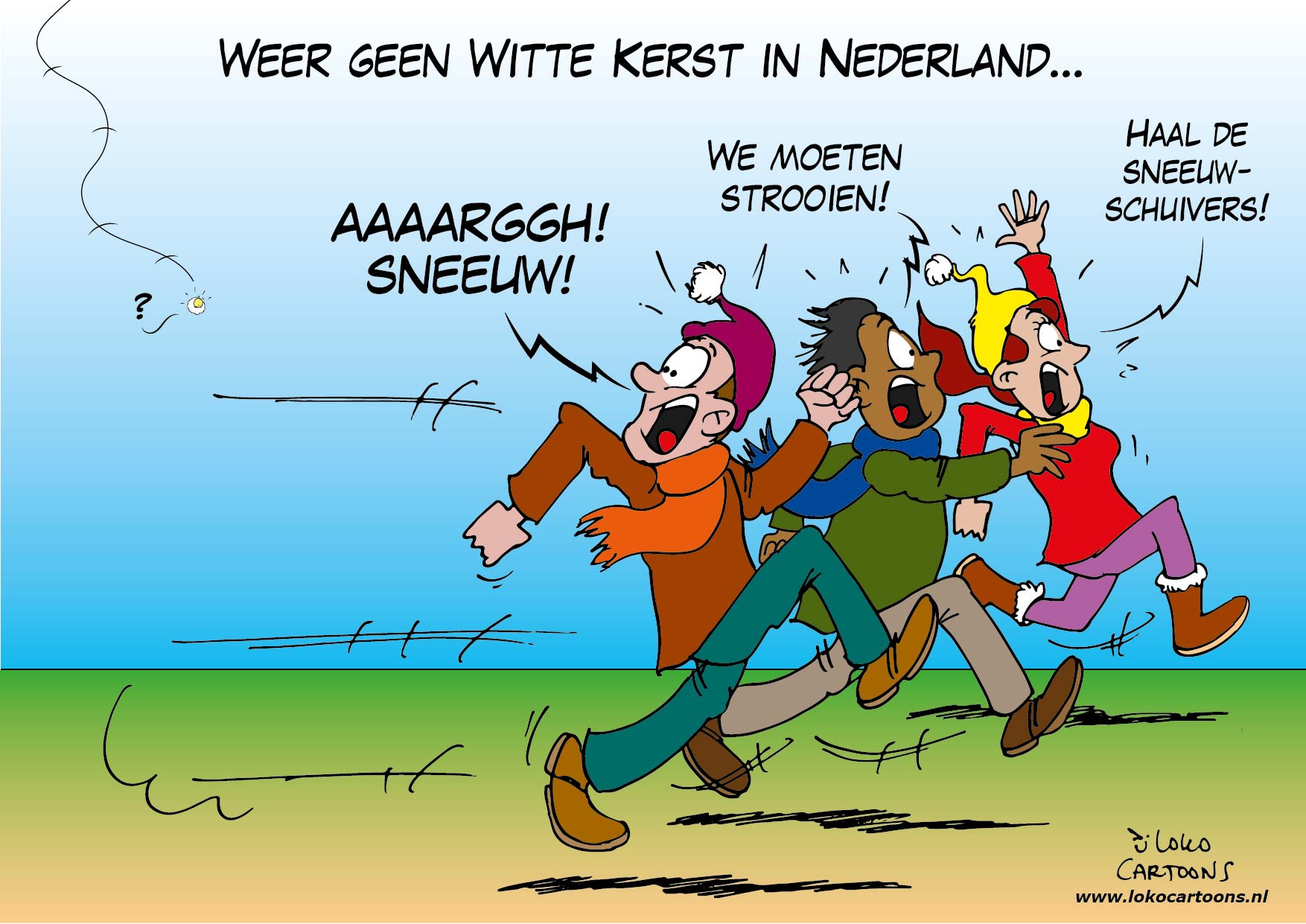Weer geen witte Kerst in Nederland…