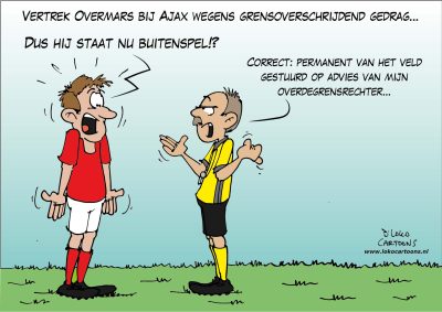 Vertrek Overmars bij Ajax wegens grensoverschrijdend gedrag...