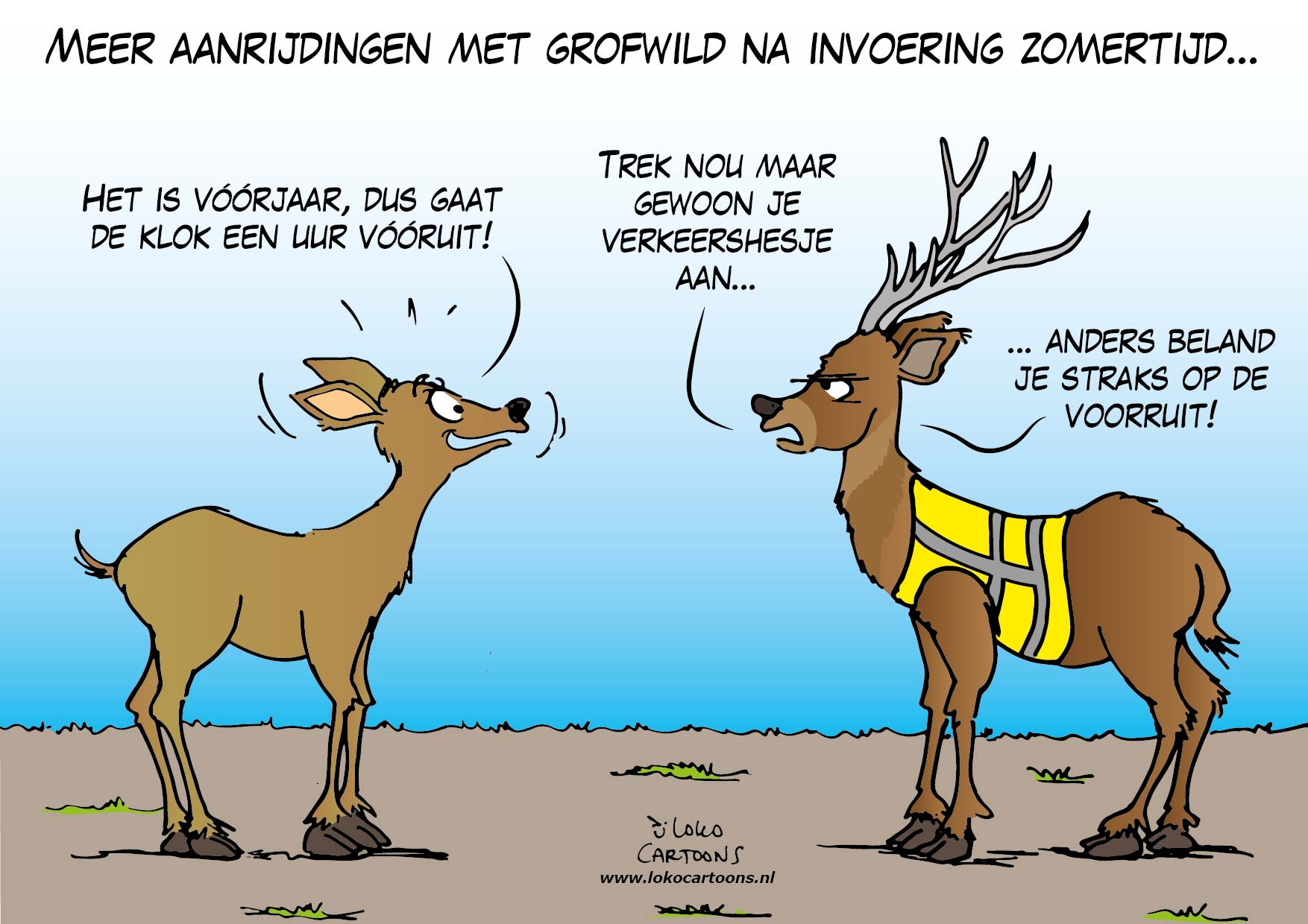Meer aanrijdingen met grofwild na invoering zomertijd…