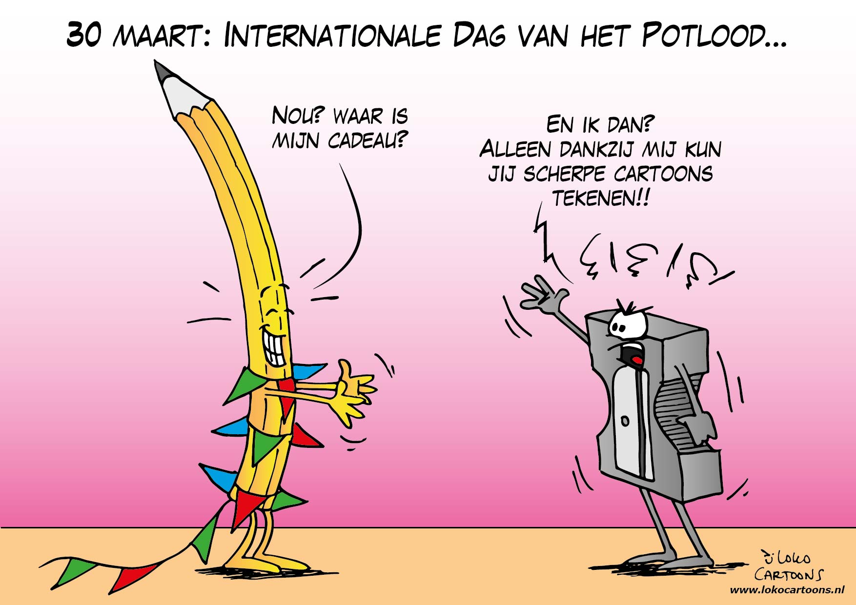 30 maart: Internationale Dag van het Potlood…