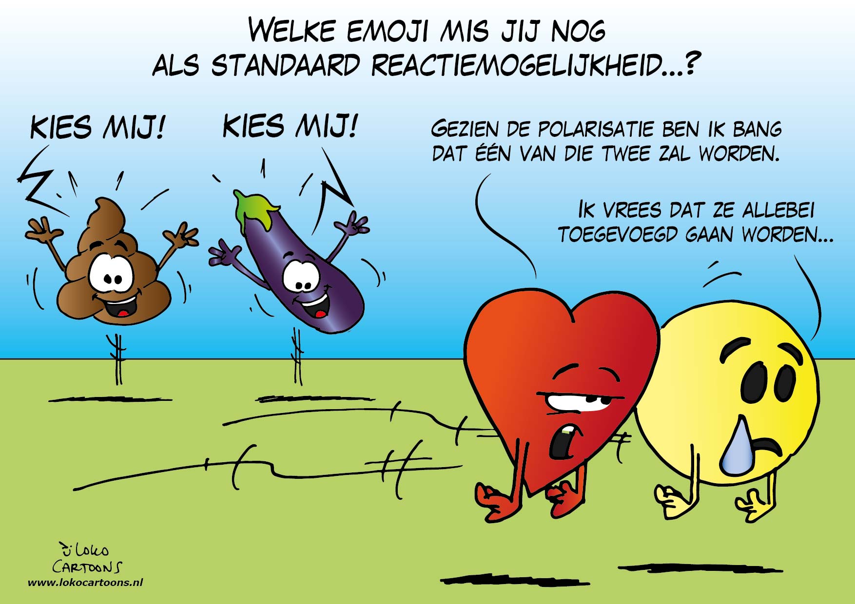 Welke emoji mis jij nog als standaardmogelijkheid…