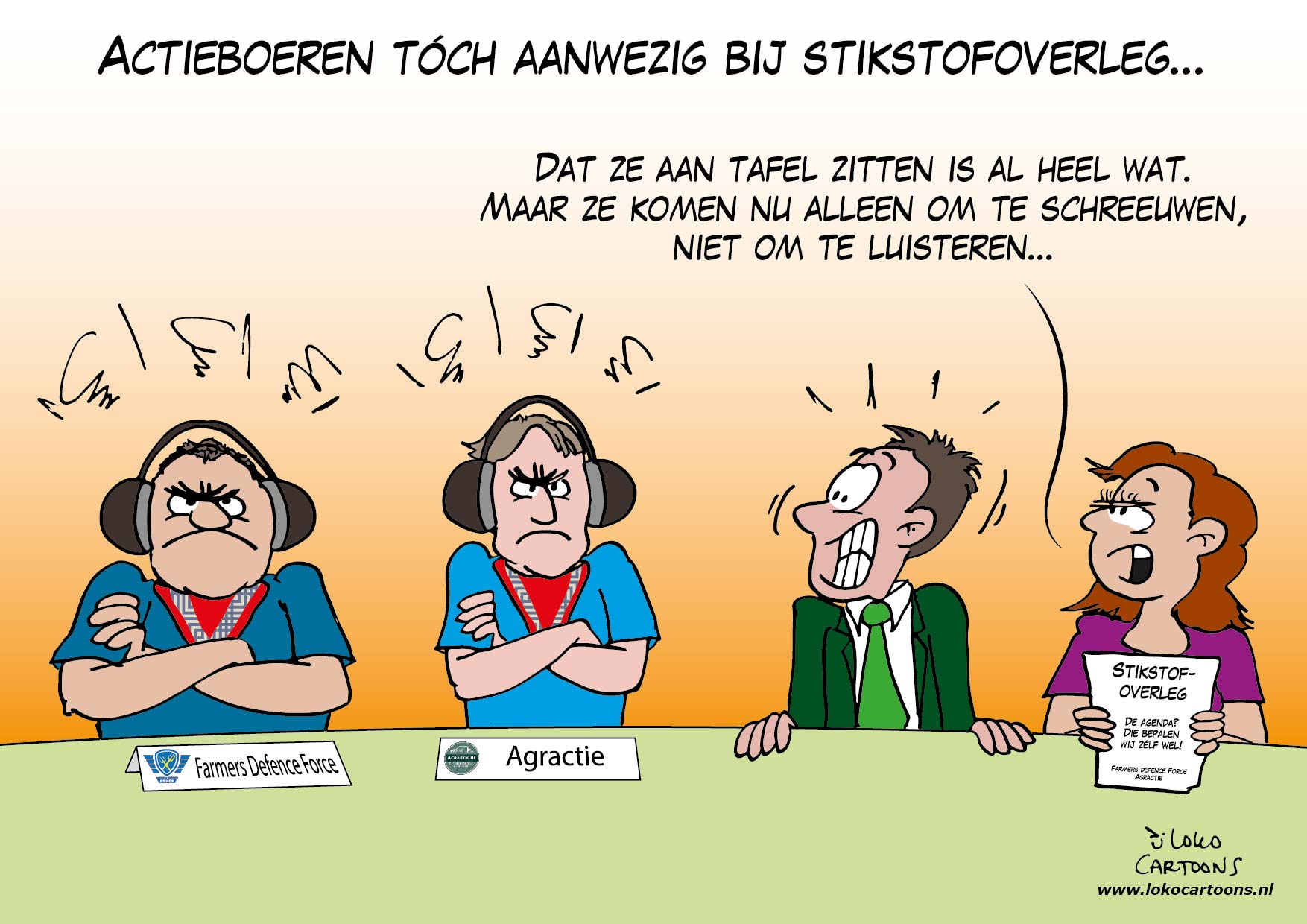 Actieboeren tóch aanwezig bij stikstofoverleg…