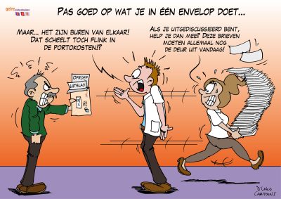 privacy avg dataveiligheid Pas goed op wat je in één envelop doet