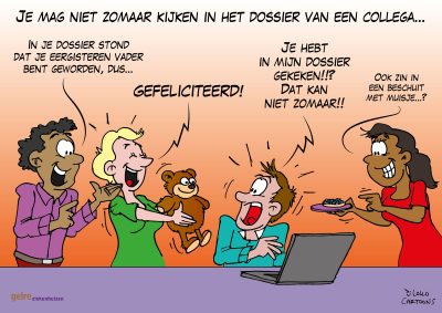 privacy avg dataveiligheid Je mag niet zomaar kijken in het dossier van een collega