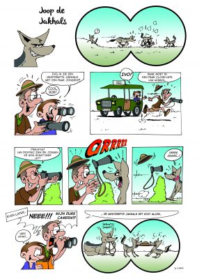 strip Afrika Loko Cartoons omgeving Nijmegen Arnhem