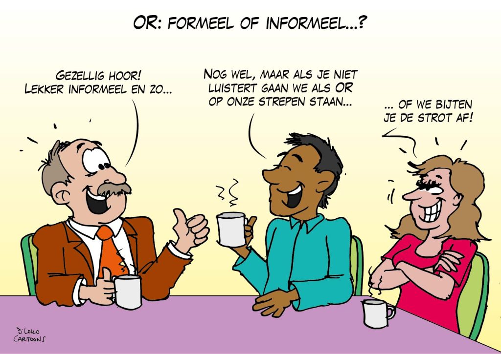 OR - formeel of informeel_Tekengebied 1 - Loko Cartoons