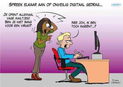 notitieblok avg privacy GDPR Loko Cartoons omgeving Nijmegen Arnhem